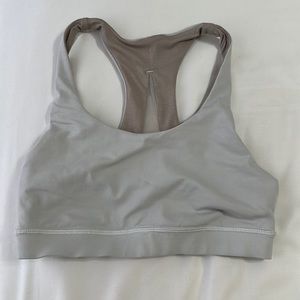 Size 4 White Lululemon Sports Bra